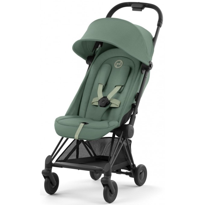 Прогулянкова коляска Cybex Coya Leaf Green шасі matt black
