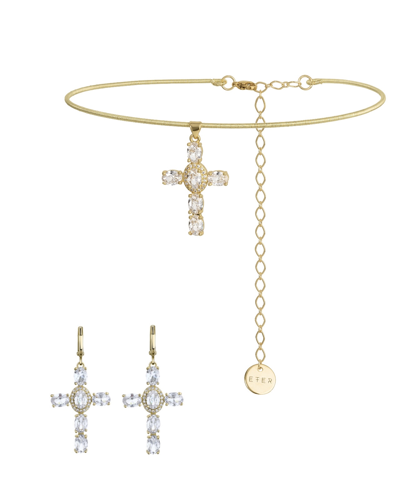 White Cross Set