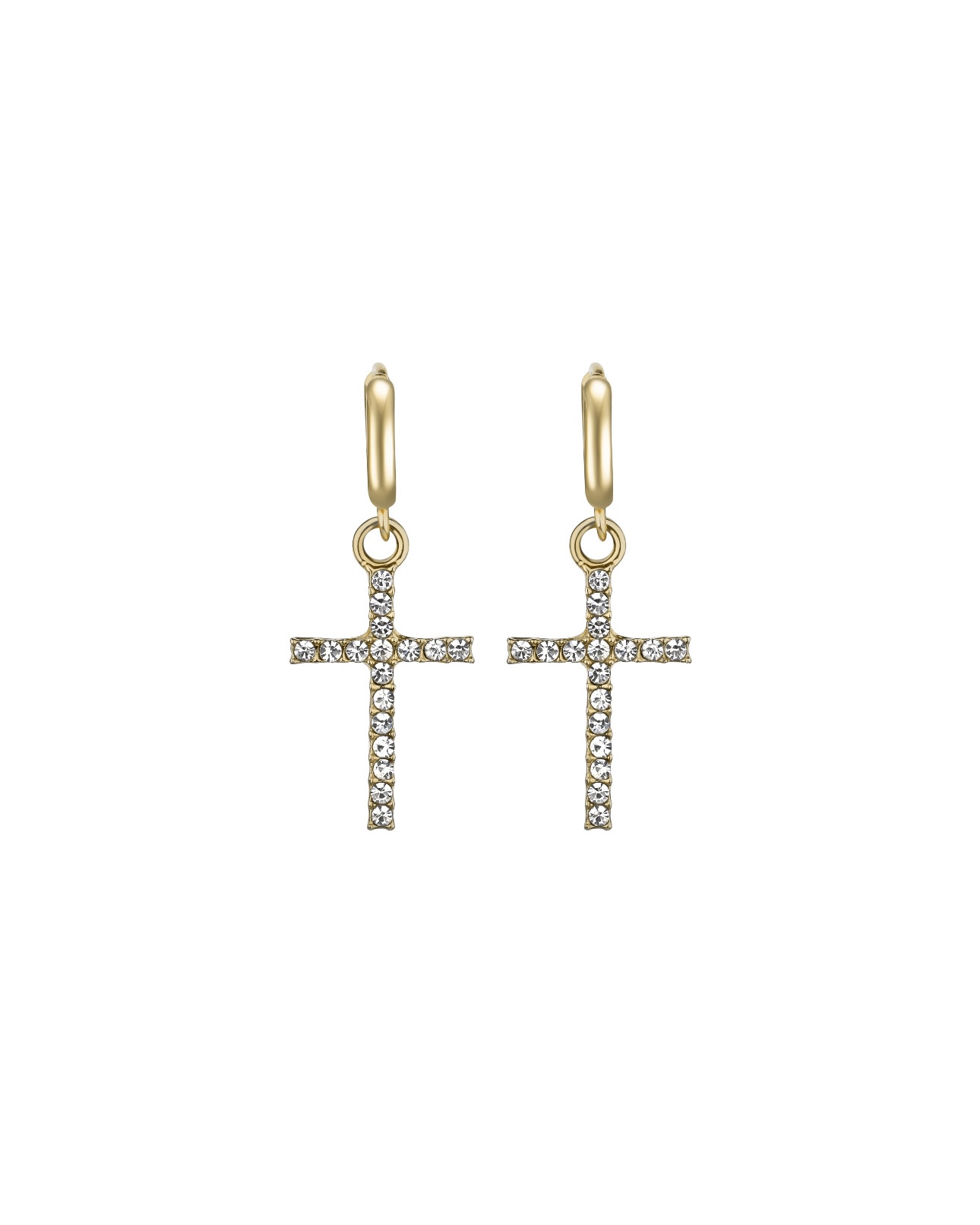 mini CROSS earrings