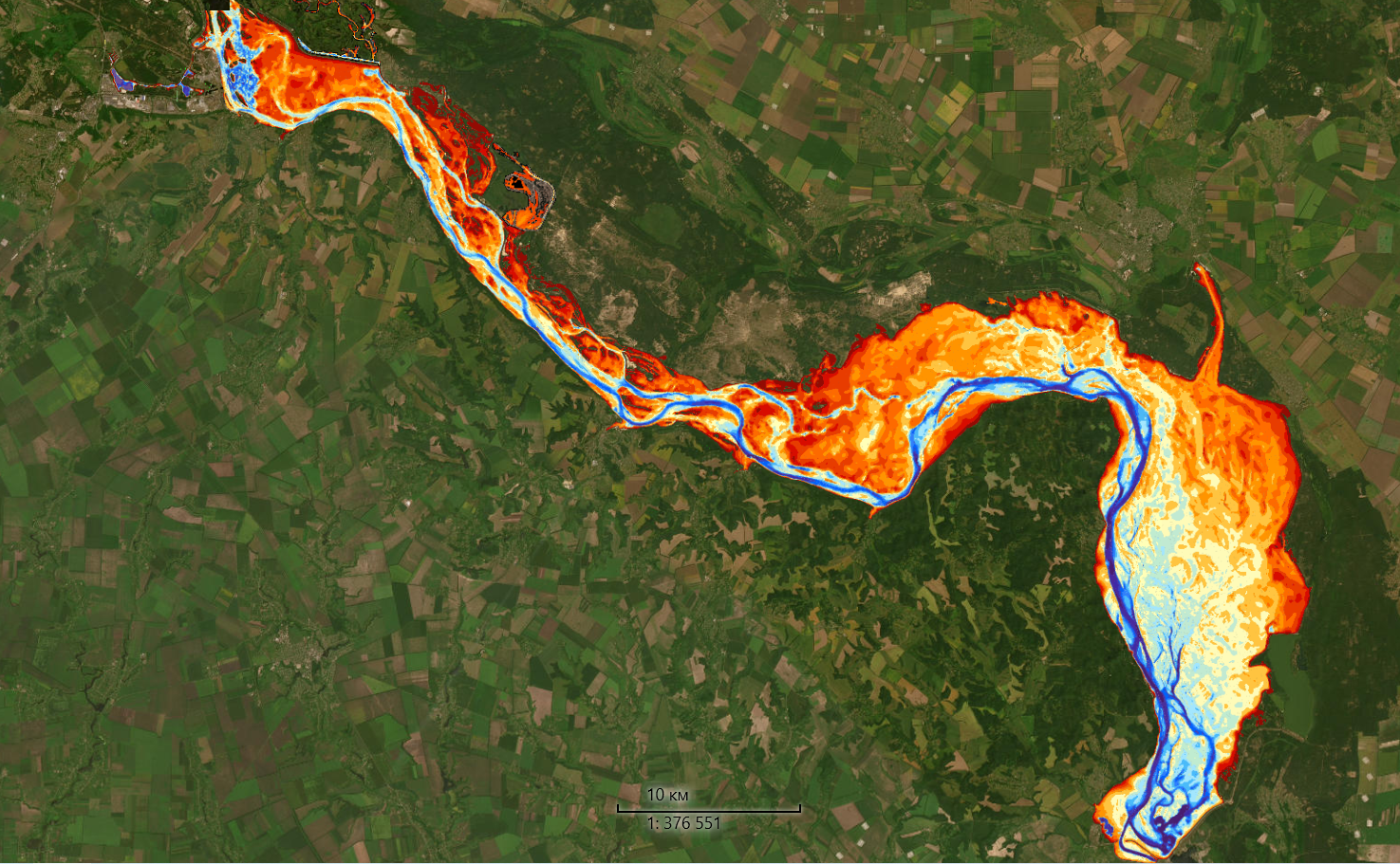 Канівське Водосховище без Києва