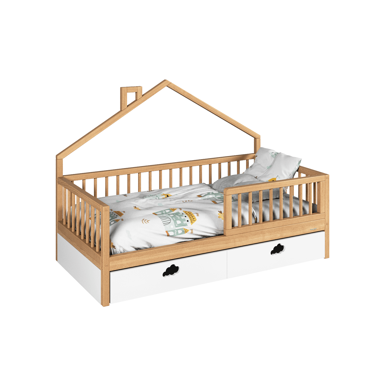 Ліжко Mini house | прутики 