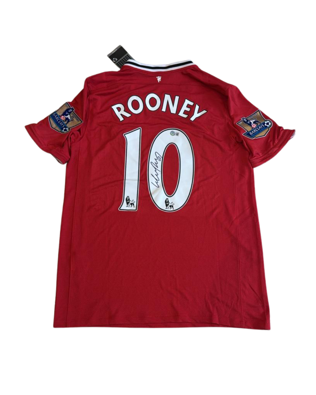 JERSEY WAYNE ROONEY SIGNED CERTIFICADO BECKETT