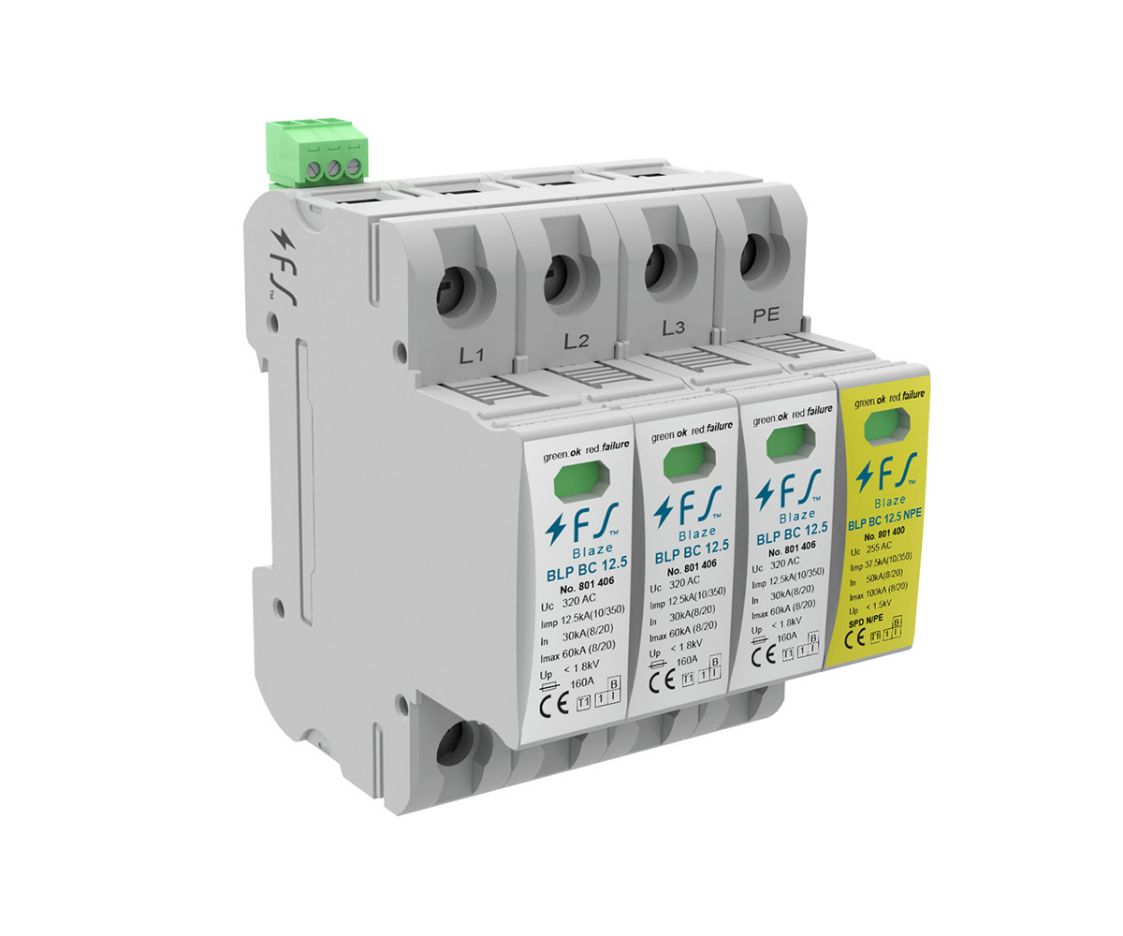 Пристрій захисту від імпульсних перенапруг BLP BC-12,5 V/3+1