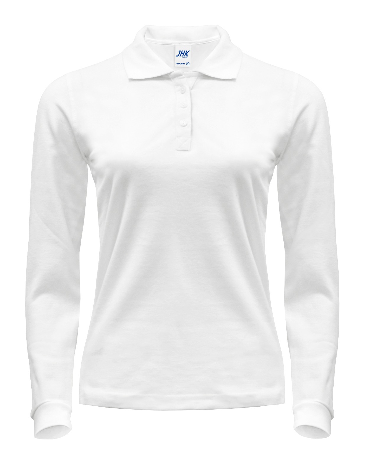 Women's polo shirt with long sleeves JHK POLO REGULAR LADY LS | 200 g/m2