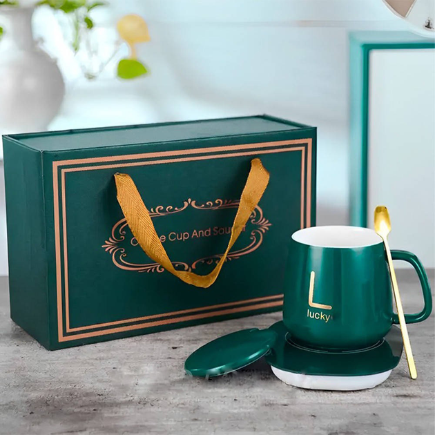 Чашка на підставці з підігрівом Stenson (400мл)