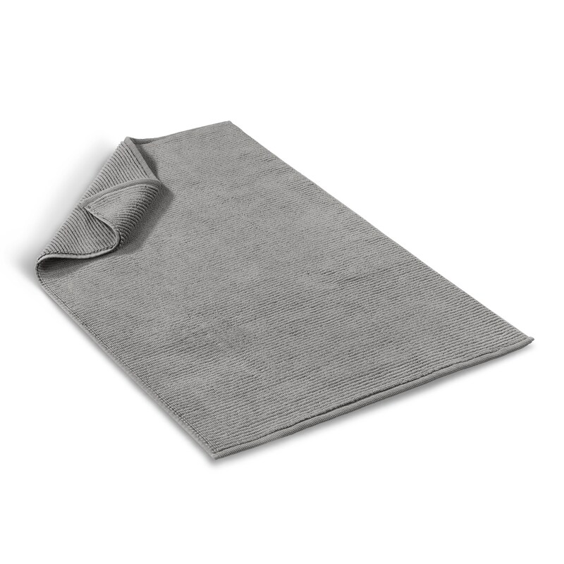 Килимок для ванної Slim Ribbed 60×90 см — темно-сірий