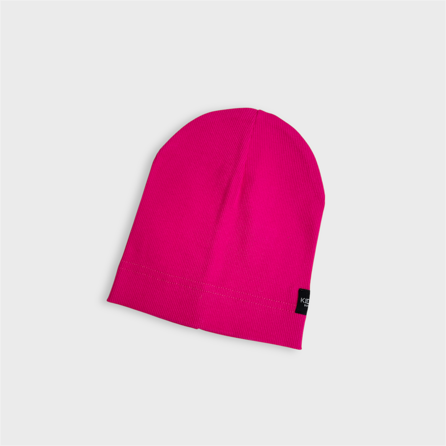 Одношарова шапка малинова