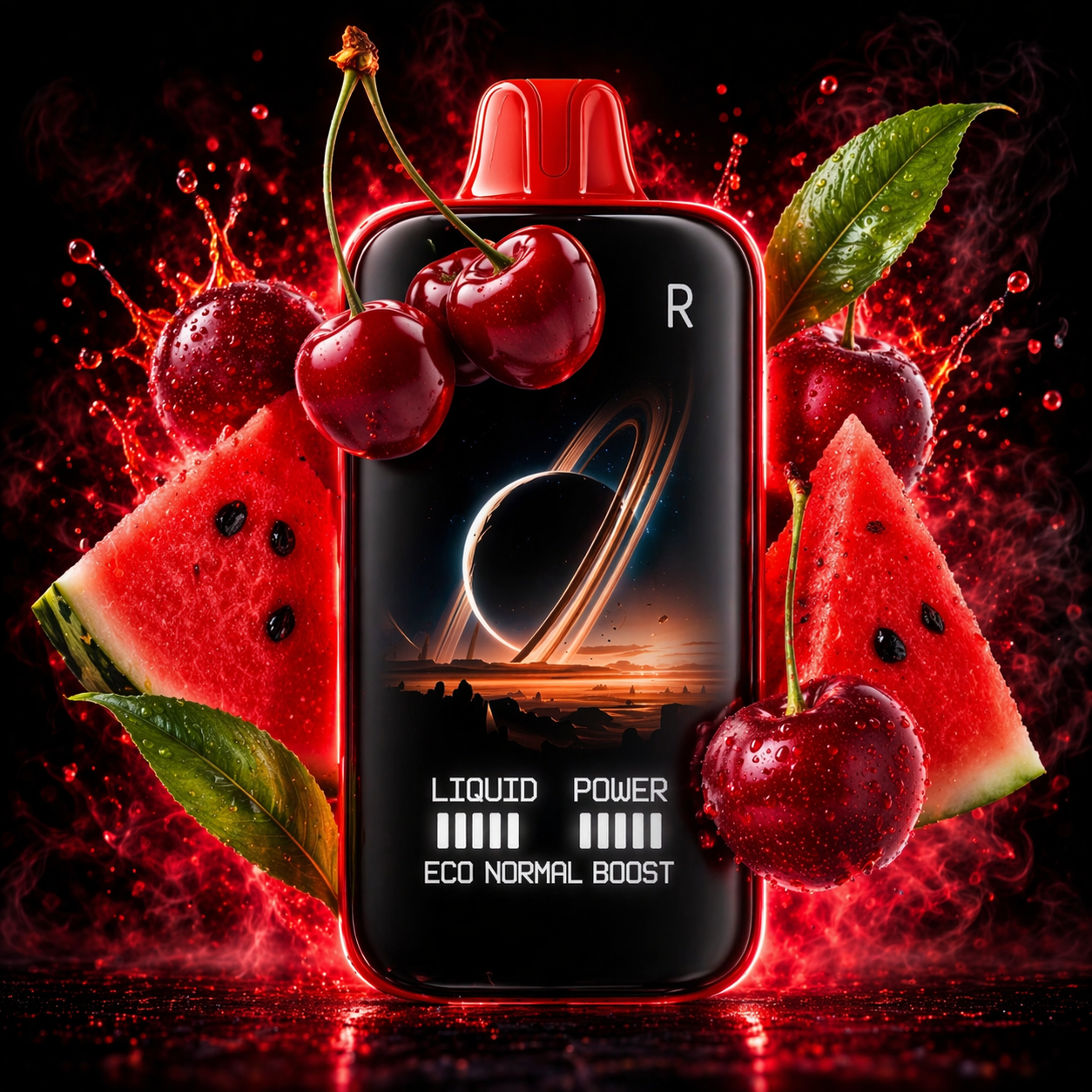 Ельф Moon Night 40000 Cherry Watermelon ( Вишня Кавун )