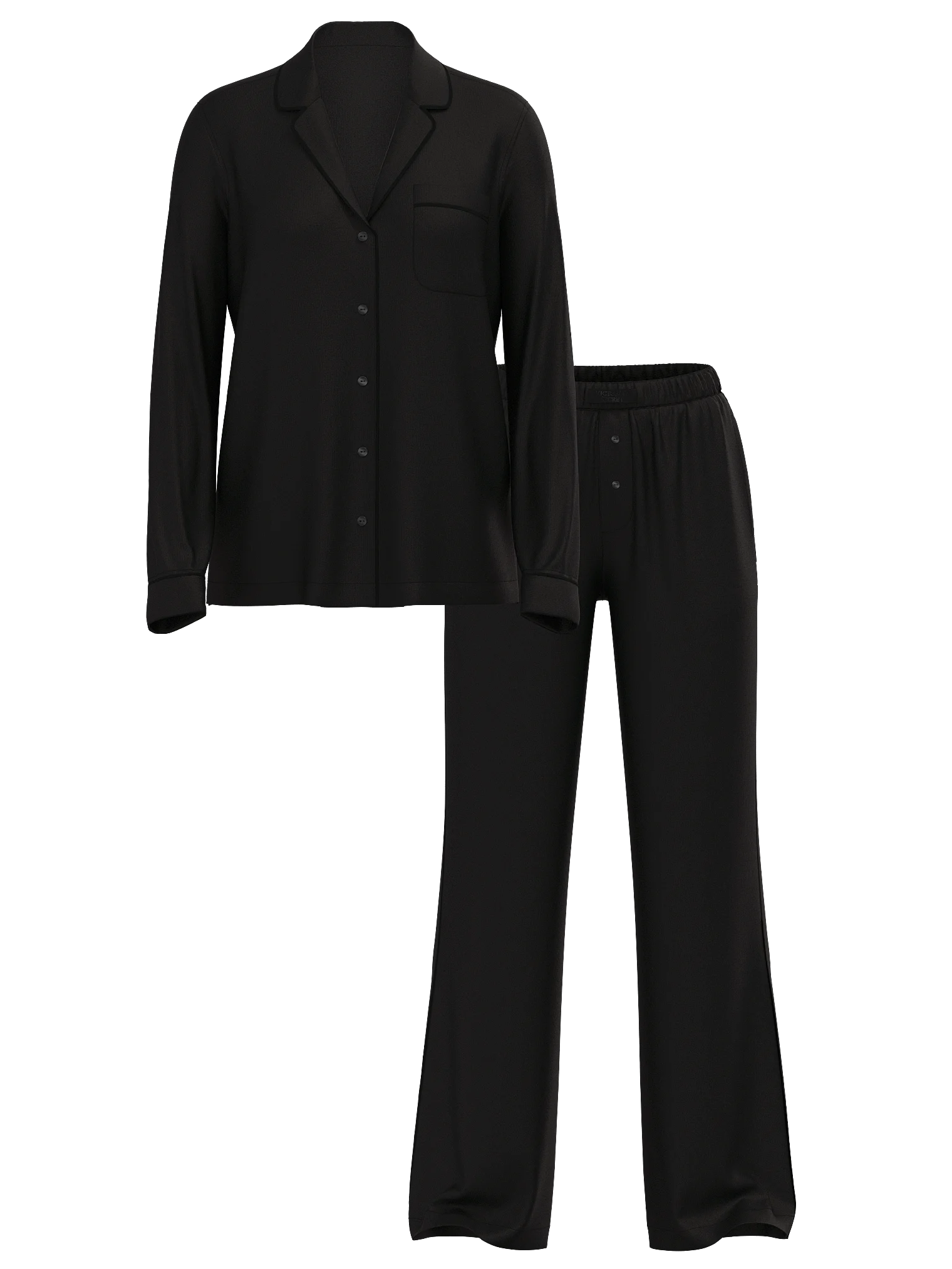Піжама з Модалу VS Ribbed Modal Long Pajama Set
