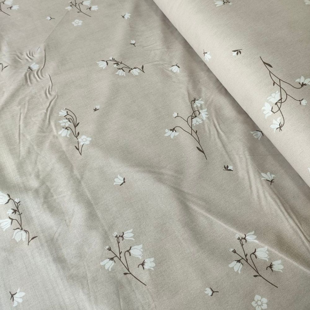 Тканина Голд Euro - Конвалія(фон бежевий)