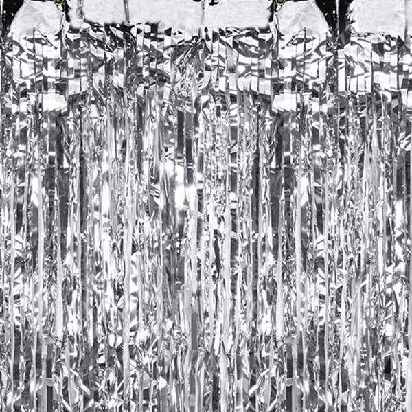 Двосторонній дощик срібло 100x200см