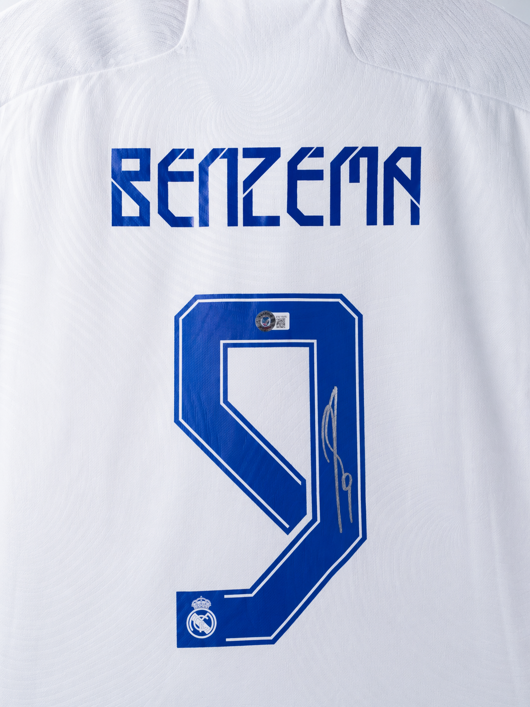 JERSEY BENZEMA CERTIFICADO BECKETT