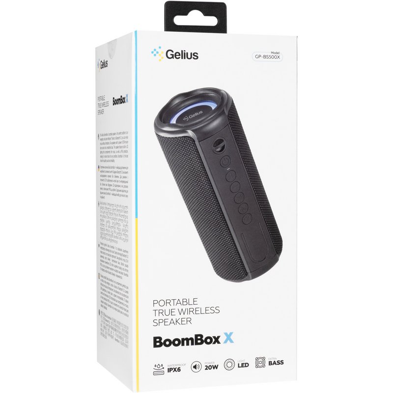 Bluetooth колонка Gelius BoomBox X GP-BS500x Black
