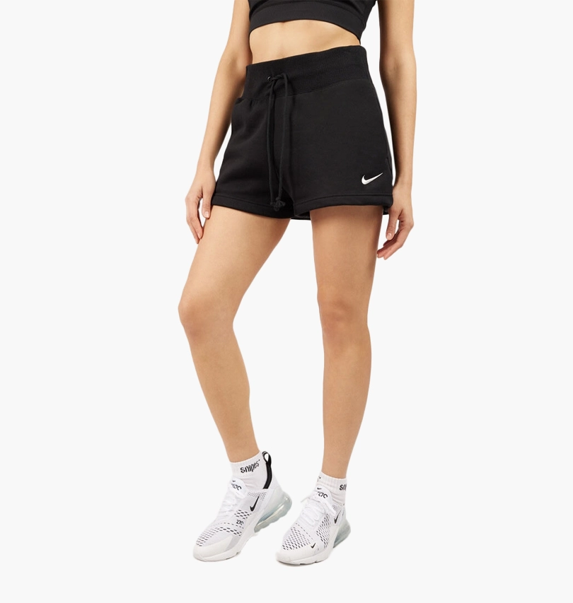 Шорти жіночі Nike Nsw Phoenix Fleece High-Rise Shorts Black