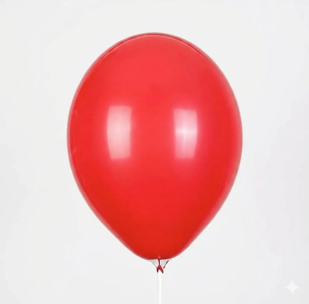 Гелієва латексна кулька (30 см) з обробкою Hi-Float — однотонна, пастель