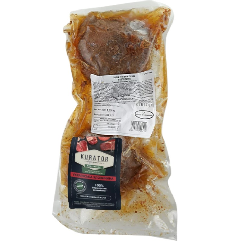 Щоки яловичі су-від охол  (вак пак~1 кг, г/л~6 кг, Куратор)