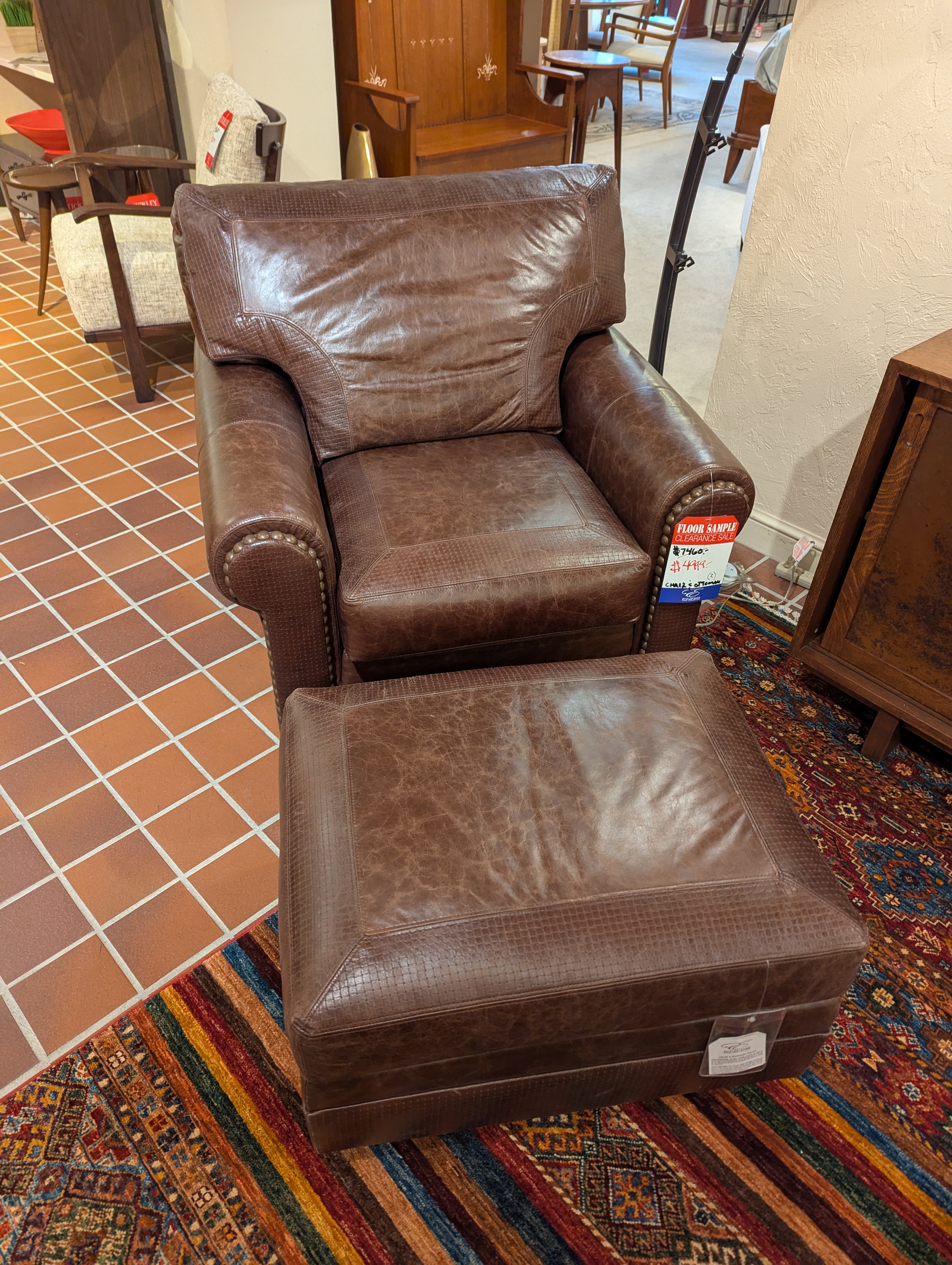 Stickley Santa Fe Chair and Ottoman