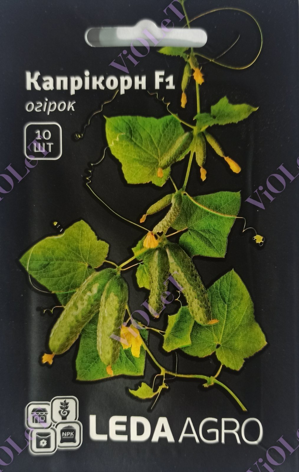 Капрікорн F1, огірок самозапильний букетний, LedaAgro