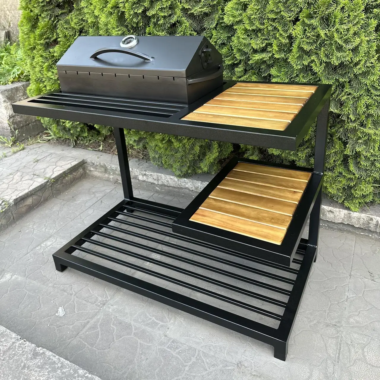 Мангал-барбекю Одін на 9 шампурів 4мм в стилі LOFT