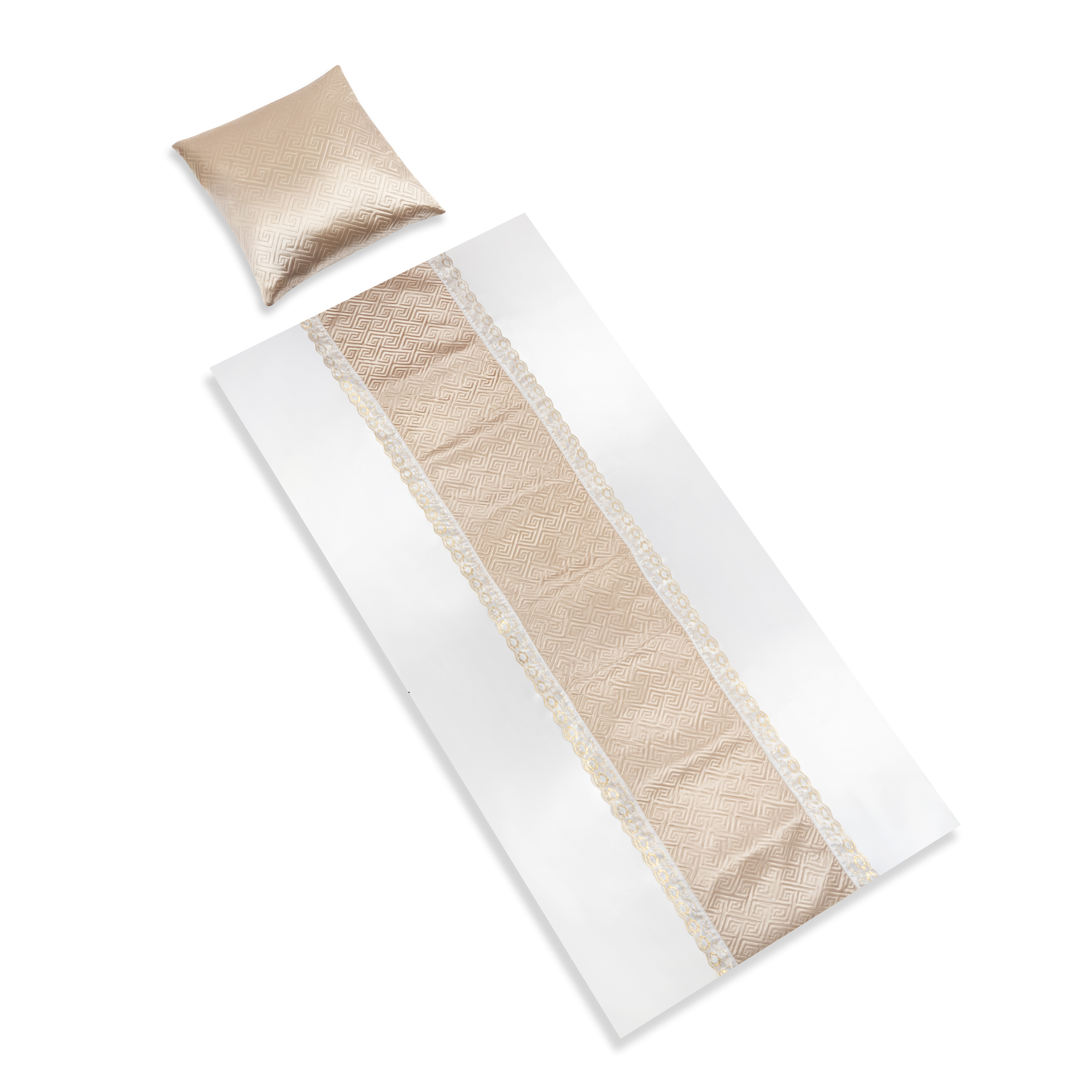 Ритуальний комплект Меандр крем