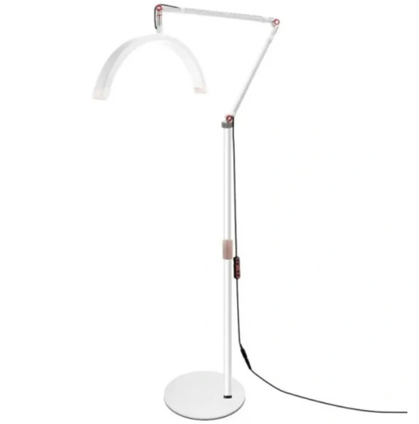 Безтіньова лампа - напівмісяць підлогова Moon HD-M2X White