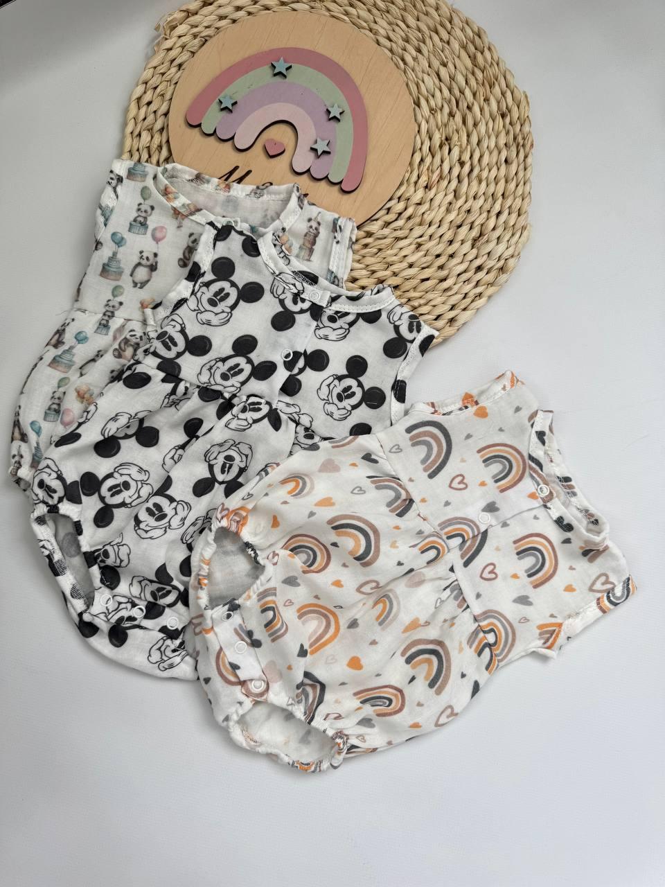 Боді з мусліну для новонароджених