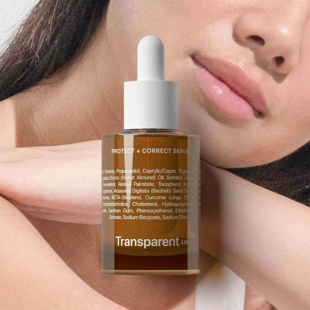 Transparent Lab Protect + Correct Serum, 30 ml - Антиоксидантна сироватка