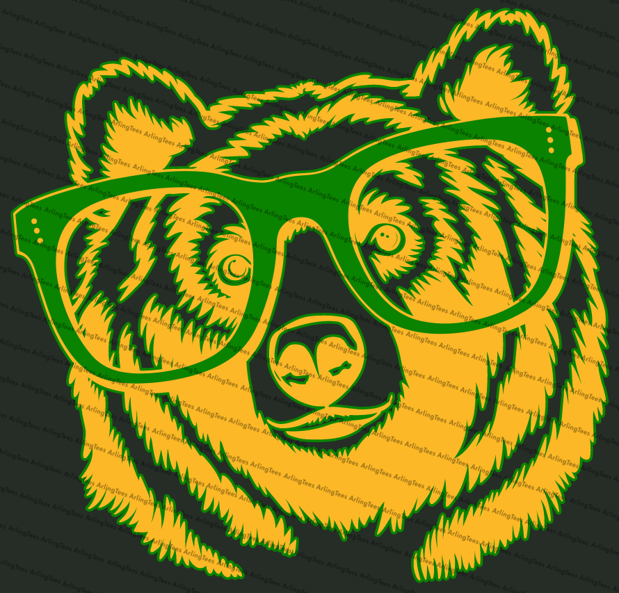 Golden Bear with Glasses
