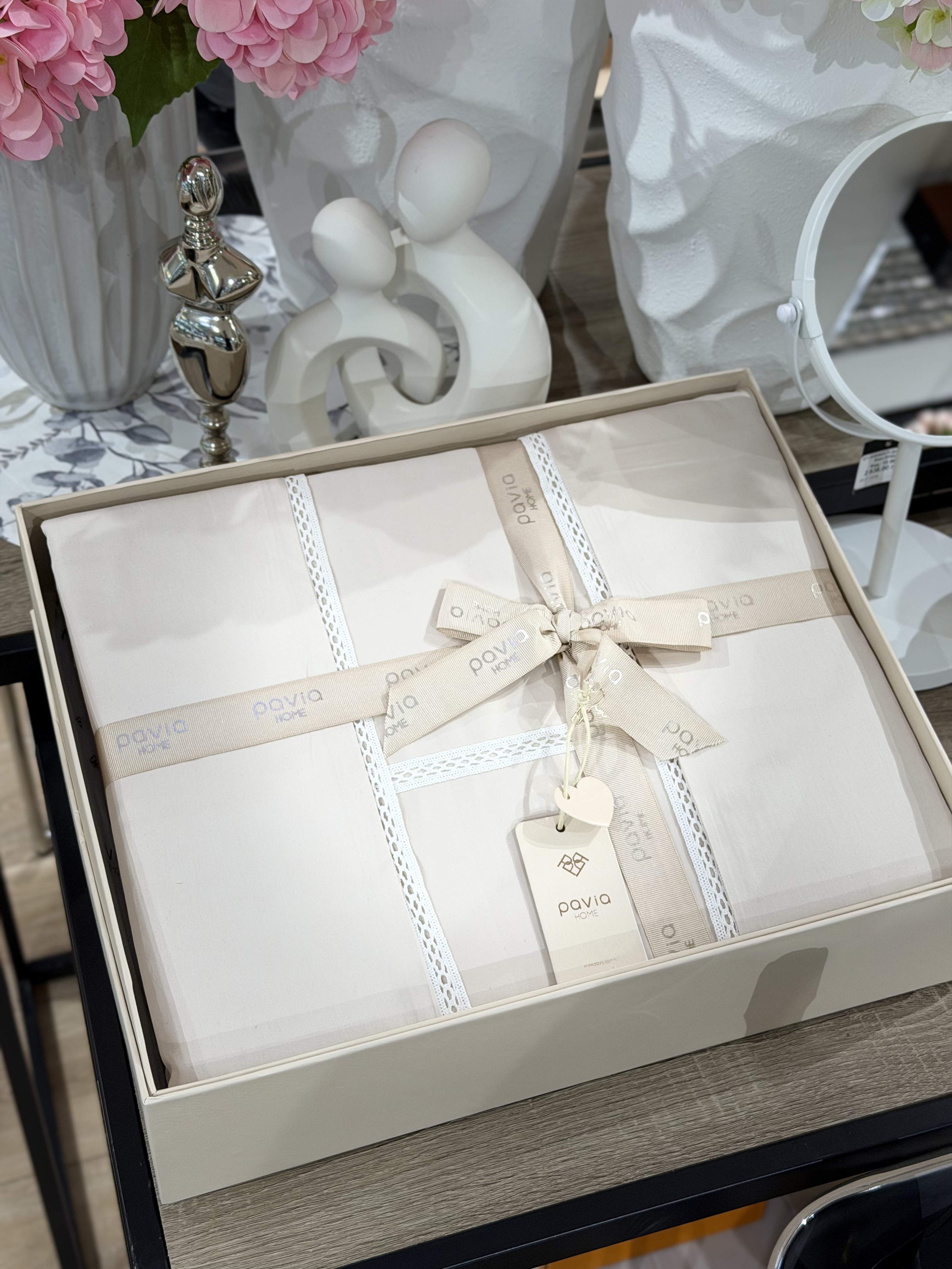 Комплект постільної білизни 200x220 PAVIA TANICH BEJ