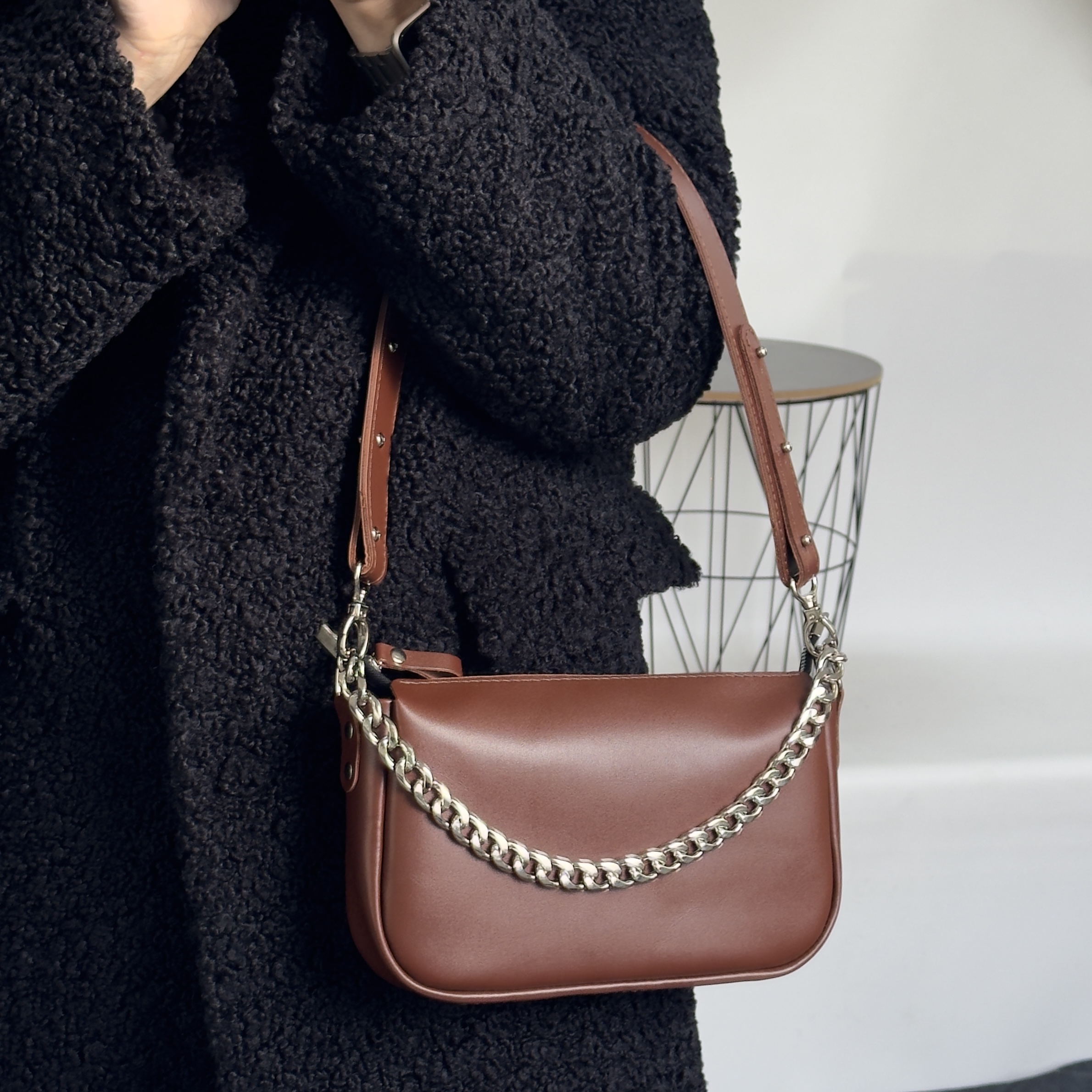 Сумка Nat з натуральної шкіри