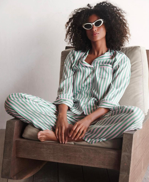 Піжама Satin Long Pajama Set