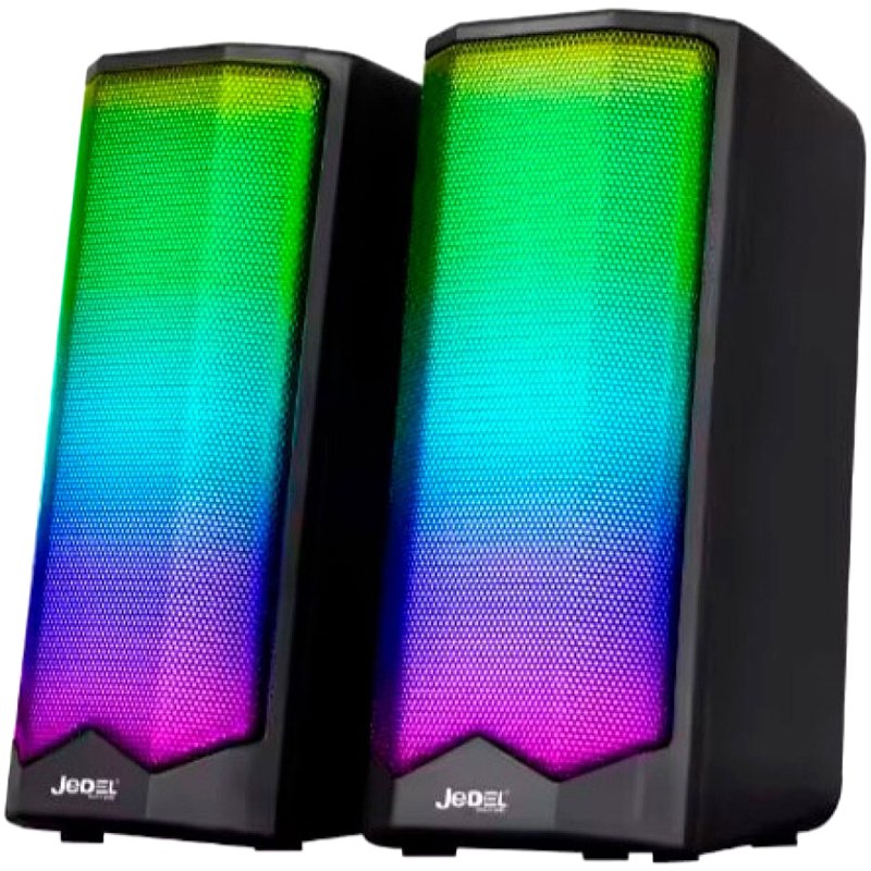 Колонки для комп'ютера JEDEL S558 BT/USB/3.5 RGB Black