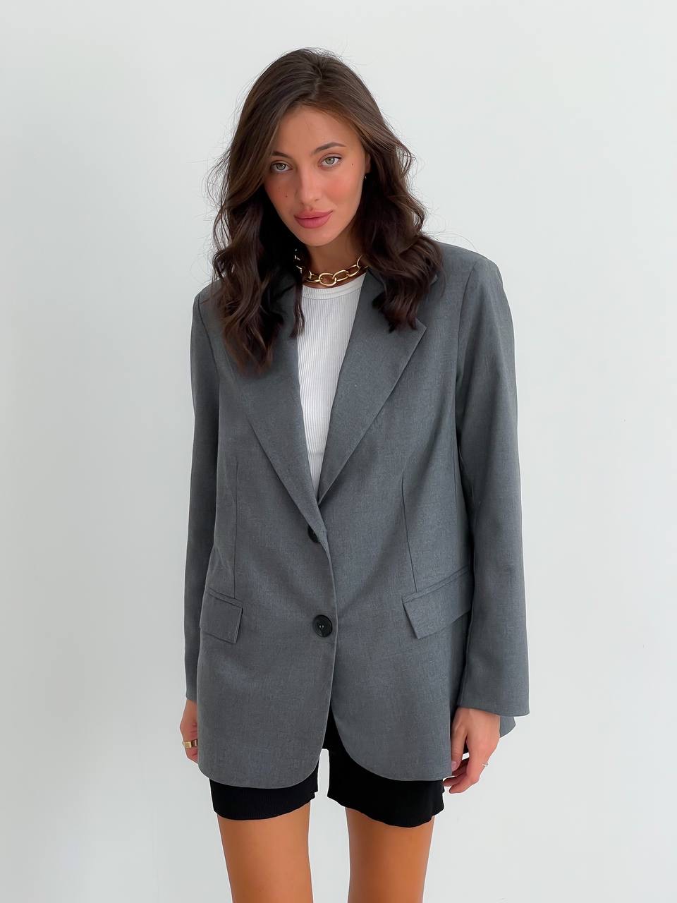 Oversized jacket - Gray