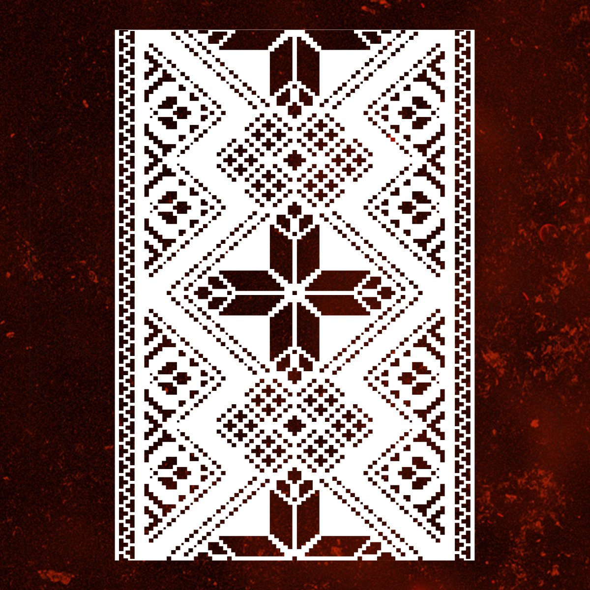 Трафарет Вишитий Рушник. LRG DECOR
