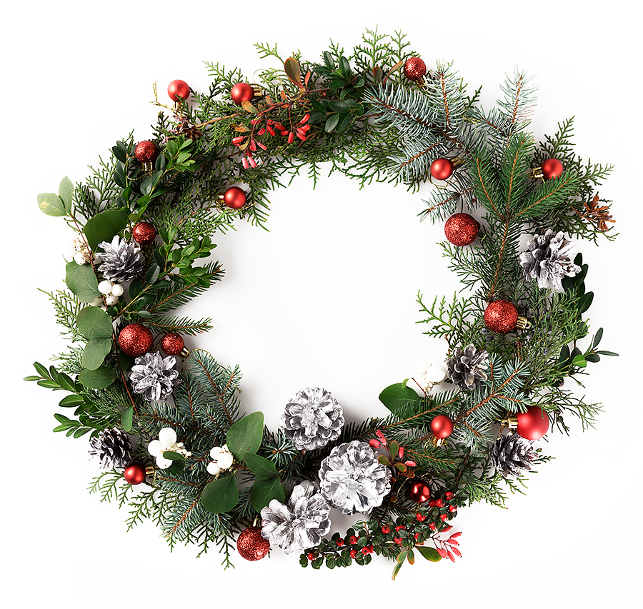 Wreath With Pine Cons