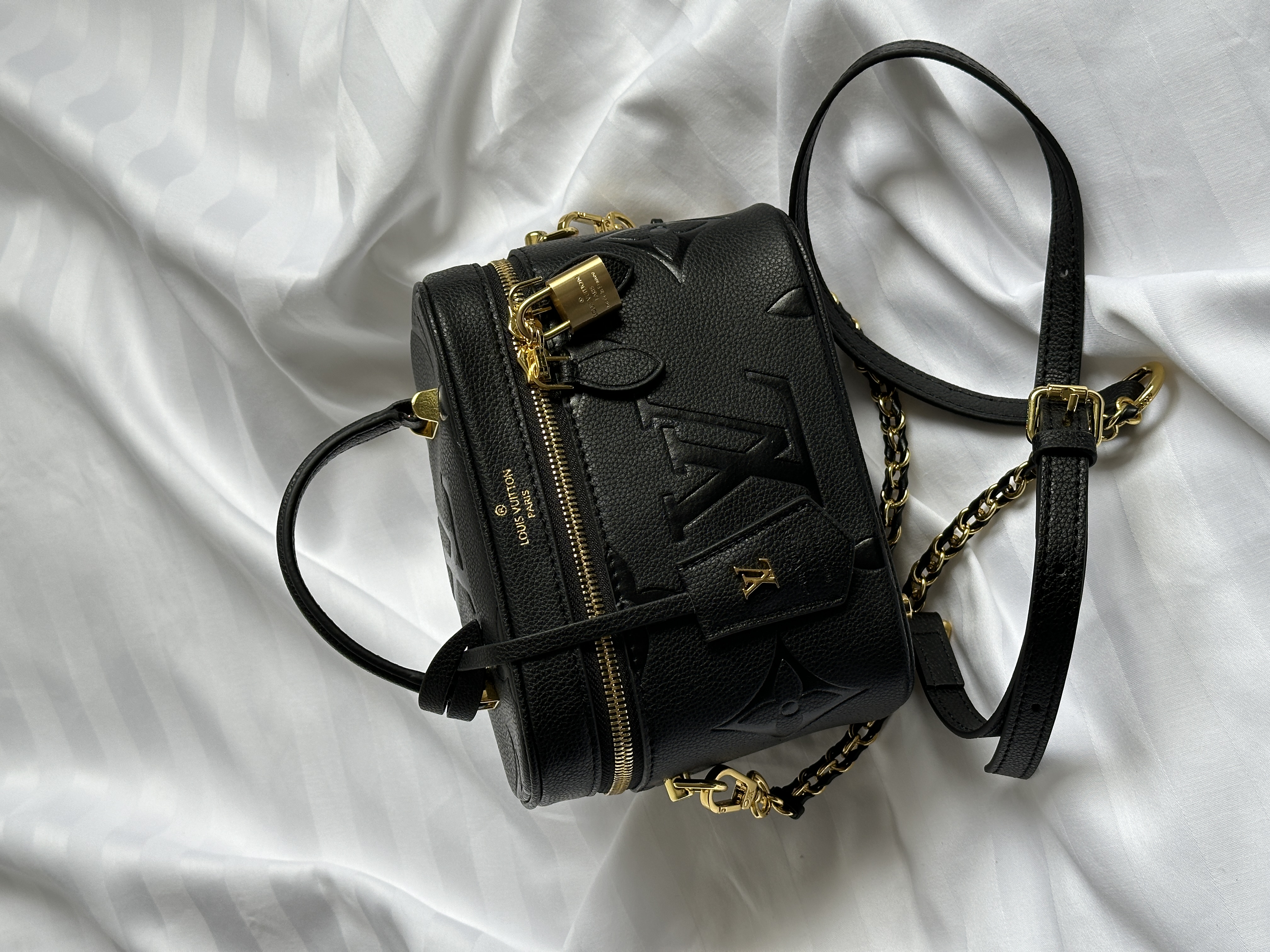 Louis Vuitton Vanity PM Bag Monogram Black/Gold