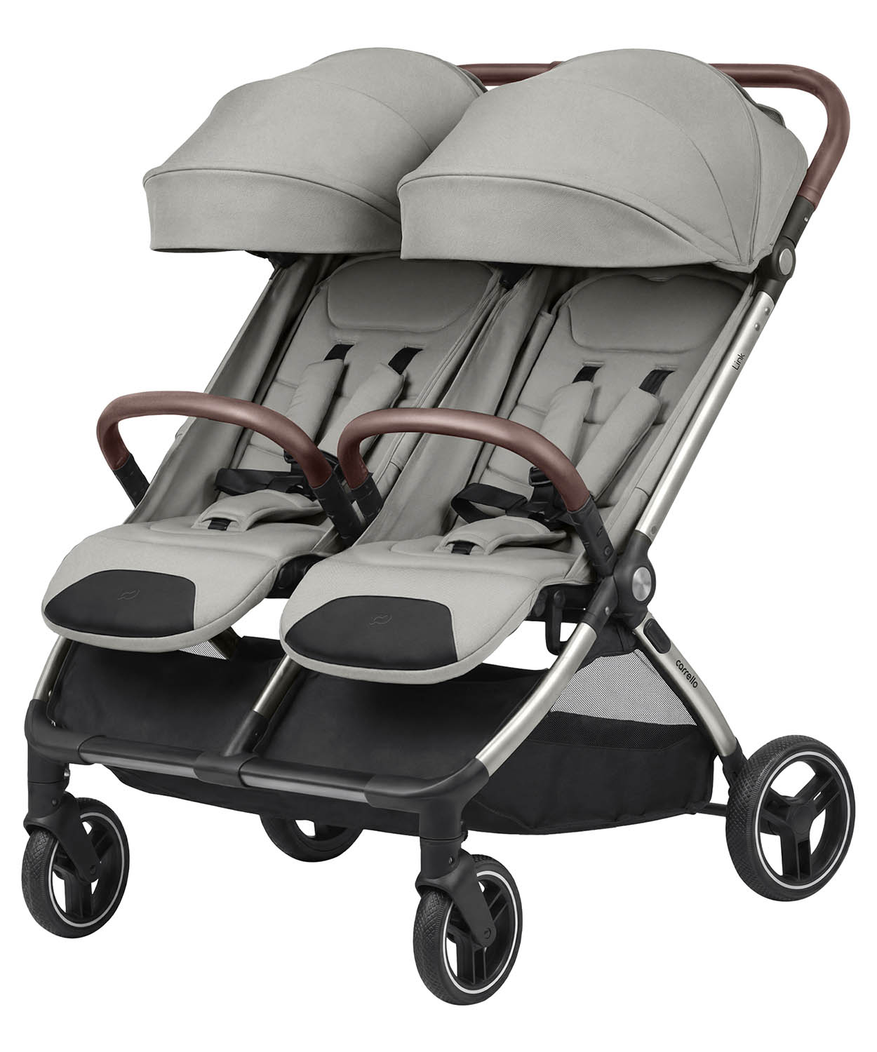 Коляска для двійні CARRELLO Link CRL-6533 Cliff Grey