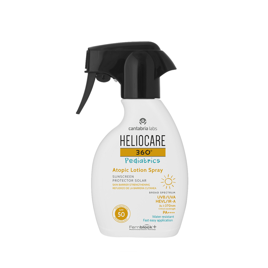 Дитячий сонцезахисний спрей для атопічної шкіри Cantabria Labs Heliocare Spray SPF 50