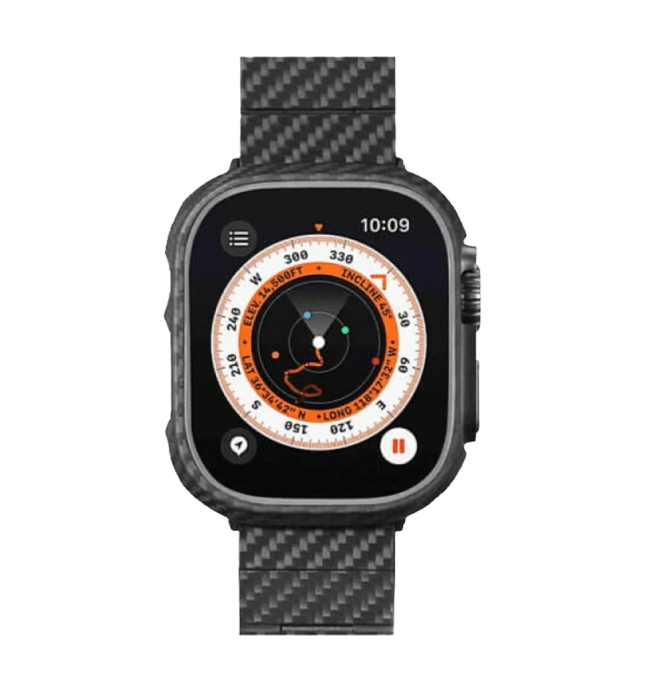 Чохол-накладка Pitaka Air Case Black/Grey for Apple Watch Ultra 49mm (KW3001A)