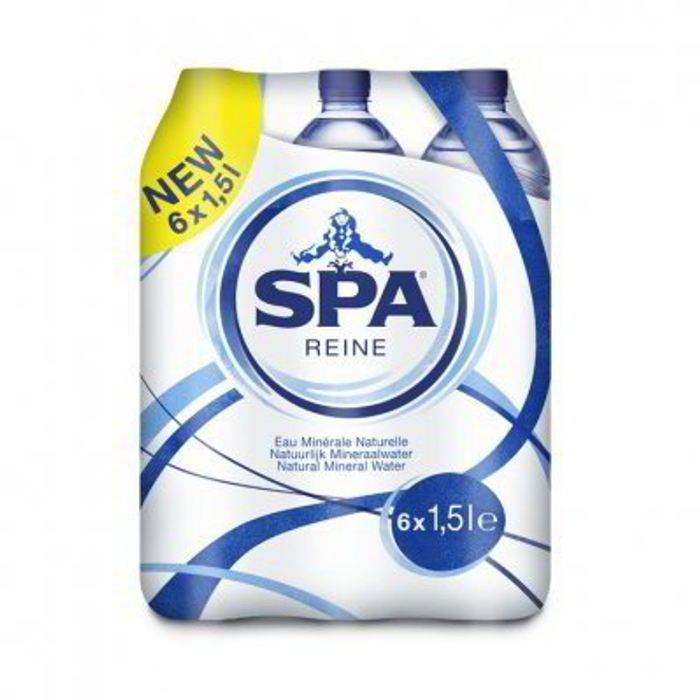 Spa blauw water | Petfles 6 x 1,5 liter