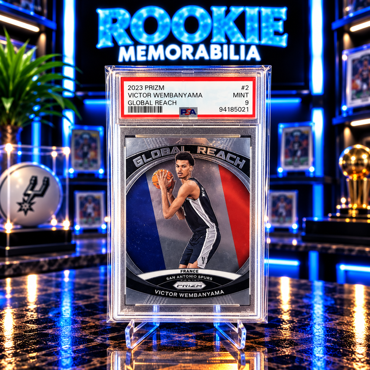 Wembanyama Global Reach PSA 9