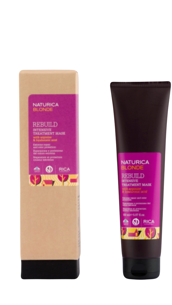 Маска для сухого та пошкодженого волосся, відновлення для блондинок Rebuild Intensive Mask 150 мл