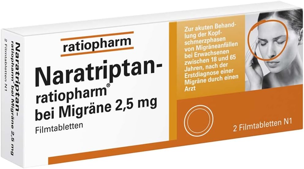 Naratriptan Ratiopharm - 2 таблетки