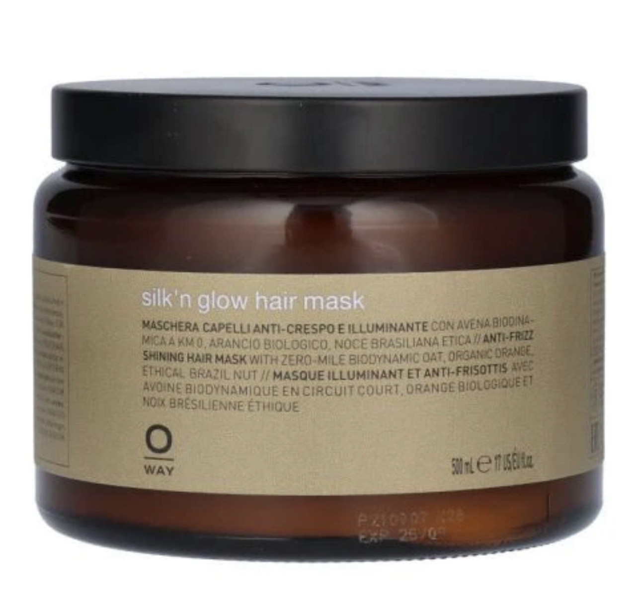 Маска для волосся з анти-фриз ефектом Oway Silk'N Glow 500 мл.