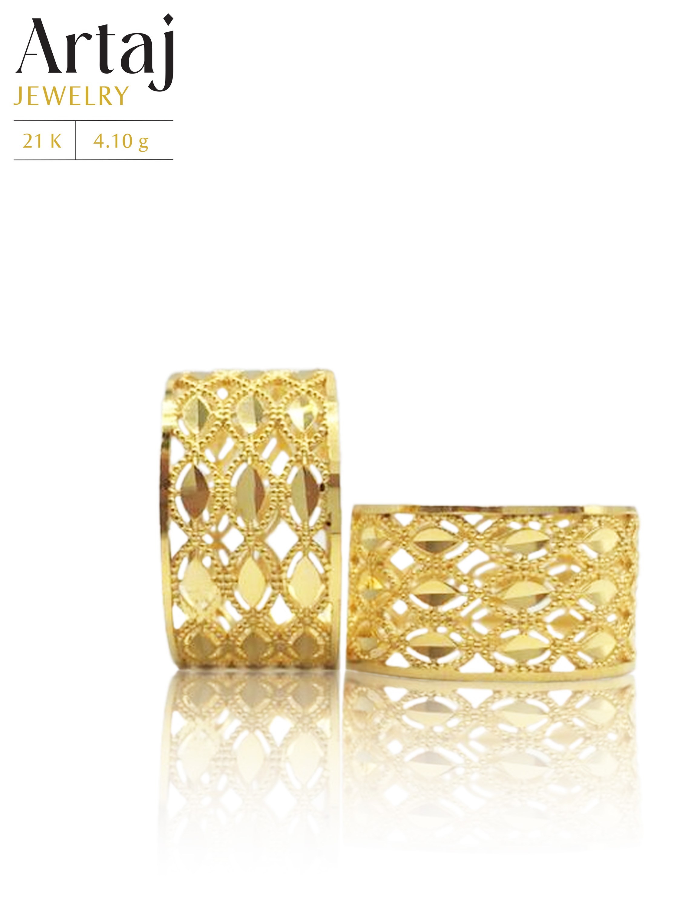 Geometrical Gold Ring