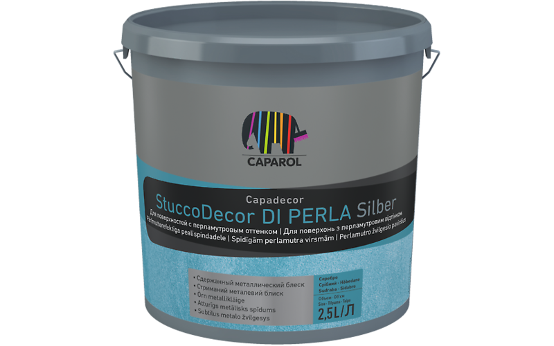 Декоративна шпаклювальна маса StuccoDecor PERLA DI Silber | Gold