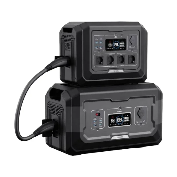 Комплект резервного живлення OUPES 3072Wh 2000W зарядна станція OUPES S1 2000W 1024Wh LiFePO4 та додаткова батарея