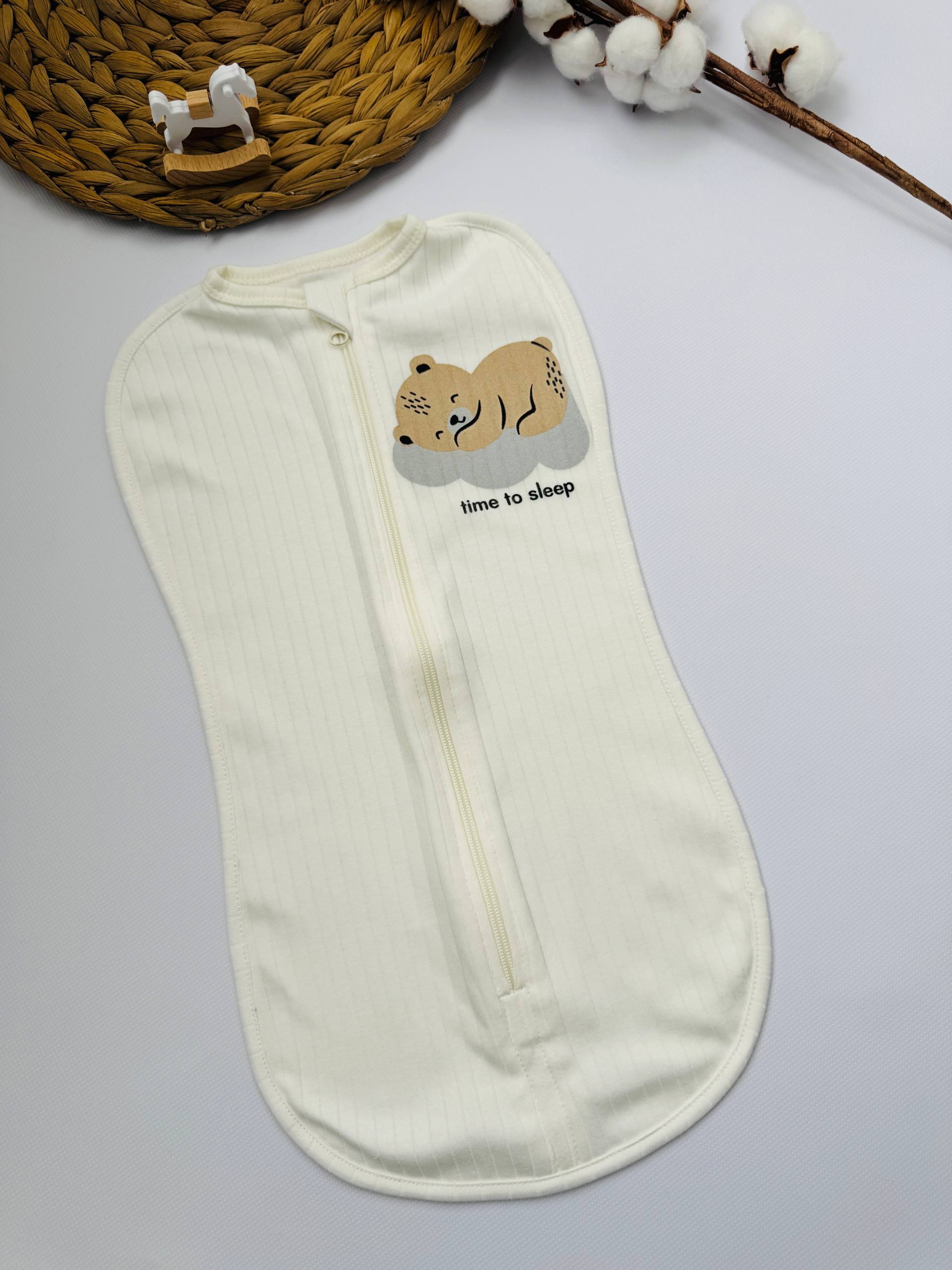 Пелюшка-кокон на блискавці (тканина інтерлок)