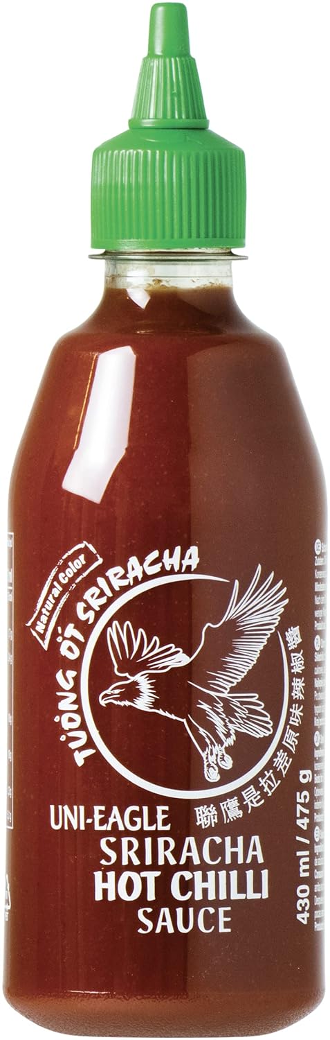 Uni-Eagle Chilli Sauce Sriracha Hot Гострий Соус з перцем чилі та часником - 475 г