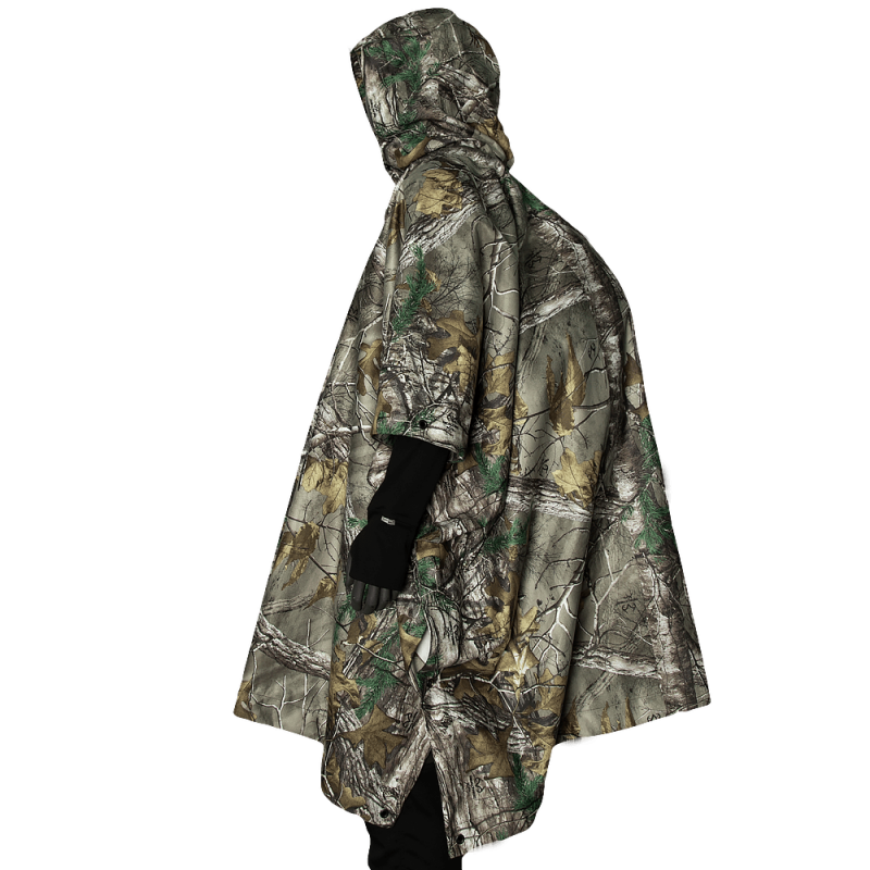 Непромокаєме мембранне пончо "Pilgrim Tricot Діброва" від українського бренду "CAMOTEC".